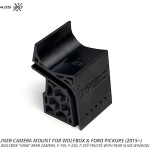Wolfbox Rear Windshield Headliner Camera Mount for Ford F-150, F-250, F-350 w/ sliding window W/ Sunroof (Big Gap)