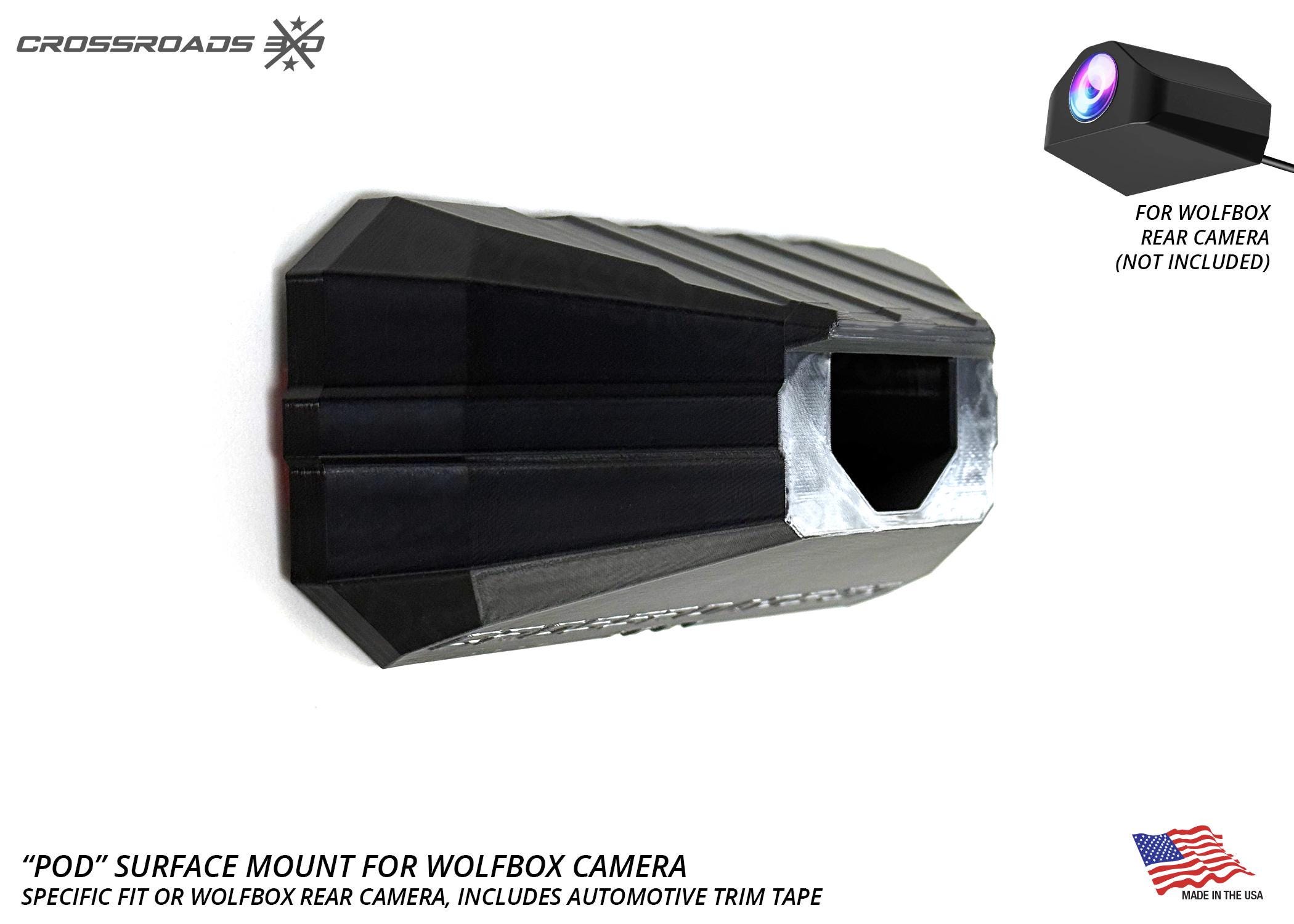 Wolfbox G900 Rear Camera Pod Mount - Adhesive USA Made - Etsy