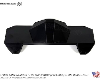 Ford Raptor Third Brake Light Wolfbox Pro Camera Mount (Fits F-150 with OEM backup camera)