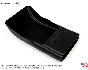 Under Seat Air Deflector Lexus IS500 IS350 IS300 2021-2026 Ventilated Seats Airflow Redirect