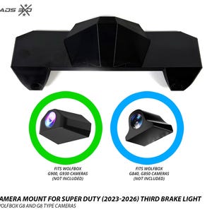 Ford Super Duty tredje bromsljus Wolfbox Pro kamerafäste