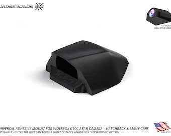 Universal Adhesive Mount for Wolfbox G900 Rear Camera – Hatchback & Many Cars
