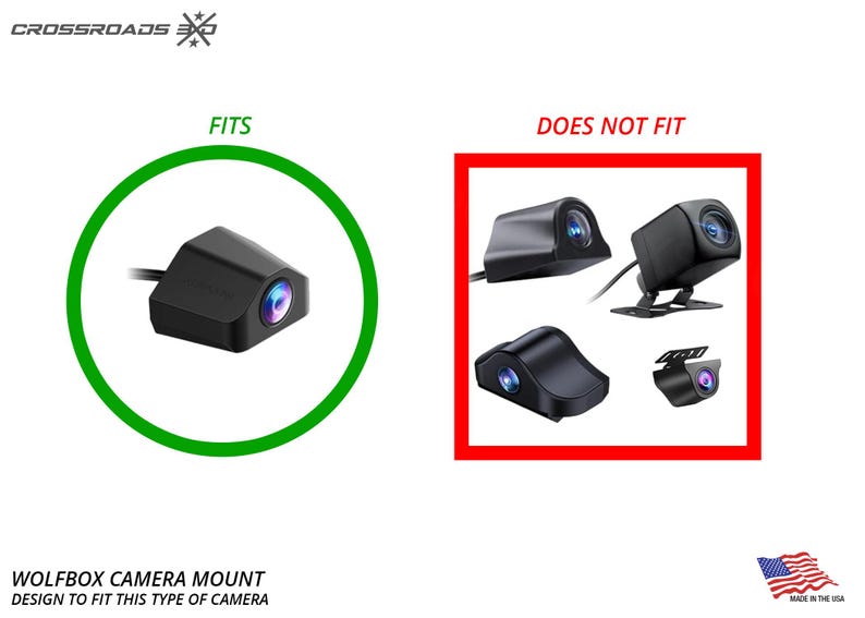 Ford Maverick Third Brake Light Camera Mount for Wolfbox Cameras (2022-26) 画像 8