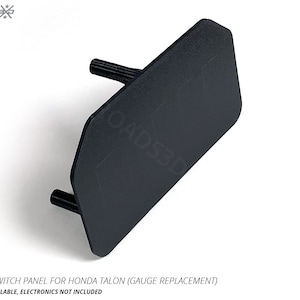 Upper Switch Panel for Honda Talon Center Dash Console (Gauge Replacement Project, 2021 and earlier)
