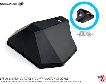 Protective Cover Mount for Wolfbox Camera G840H, G850 Pro (Screw or Adhesive mount)