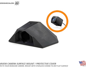Protective Cover Mount  for Rearview Camera (Screw or Adhesive mount)