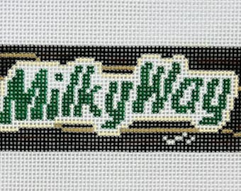 Needlepoint Milky Way candy bar canvas