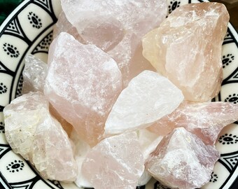 Large Raw Rose Quartz Stone