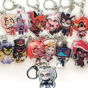 Hazbin Hotel Acrylic Keychain: Double Sided, 2 Inch