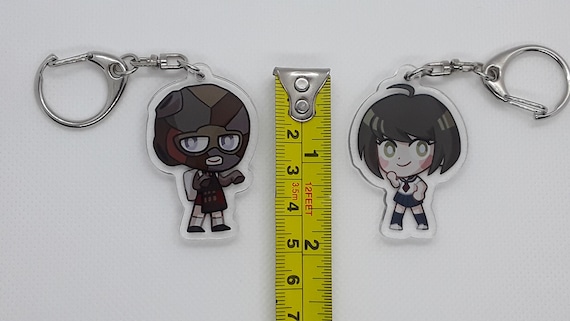 Danganronpa Anime Acrylic Keychain Bag Pendant Cosplay Keyring - Foto 2