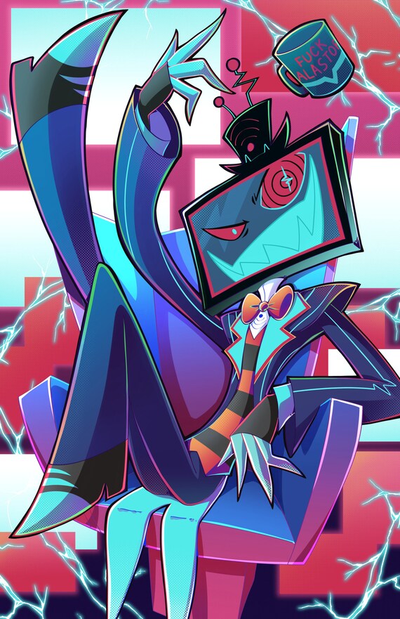国内初の直営店 Hazbin Hotel 'THE VEES' In Universe Poster