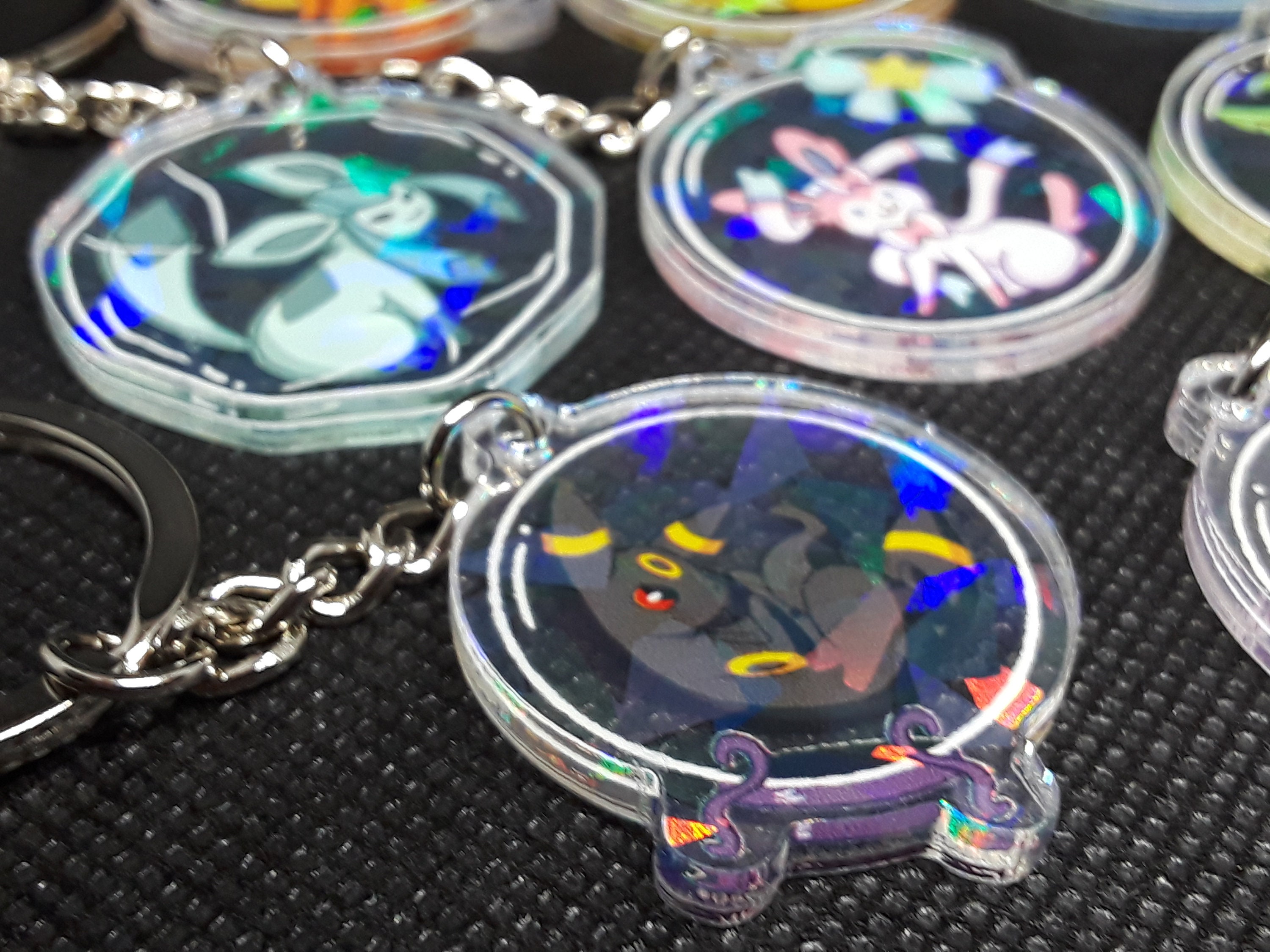 Grottemon Keychain Pocket Monsters Eeveeultion Keychain Designs - Etsy