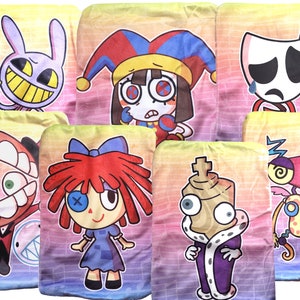 TADC Amazing Digital Circus Pomni Caine Bubble Kinger Zooble Ragatha Gangle Jax Pillow Plushie