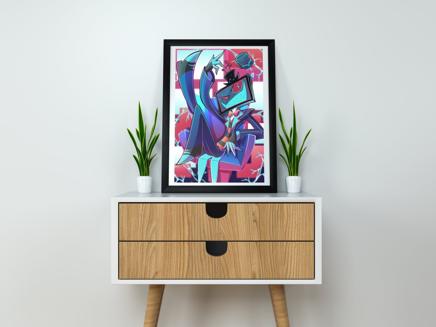 Hazbin Hotel Vox プリント: Vees 漫画ポスター (11x17 インチ) - Etsy