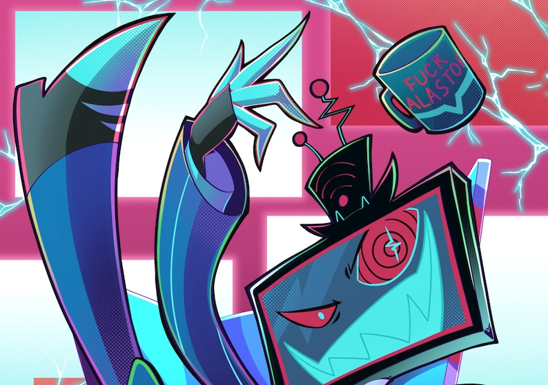 Hazbin Hotel Vox Print: Vees Cartoon Poster (11x17 Inches) - Etsy