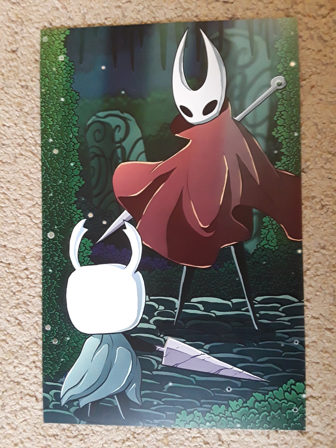 Hollow Knight Hornet Little Ghost Poster With Holofoil - Etsy