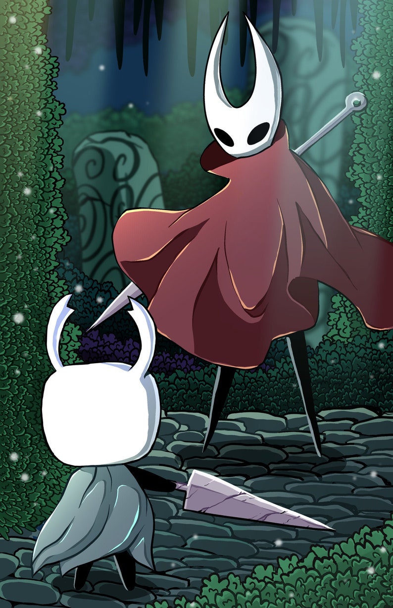 Hollow Knight Hornet Little Ghost Poster With Holofoil Etsy Il D8cs 