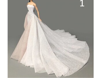 barbie bridal dress