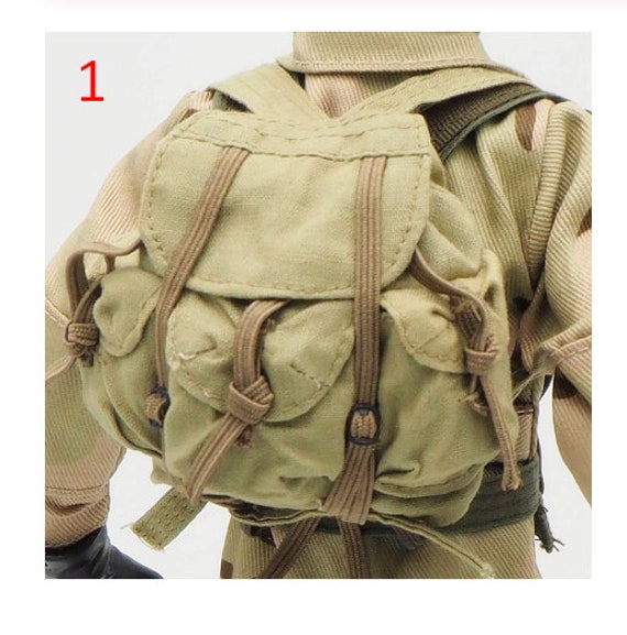 1/6 scale 12 "body figurines Uniform backpack bag cap hat Accessories Women Men clothing Forest camouflage soldier for 12" body figurines