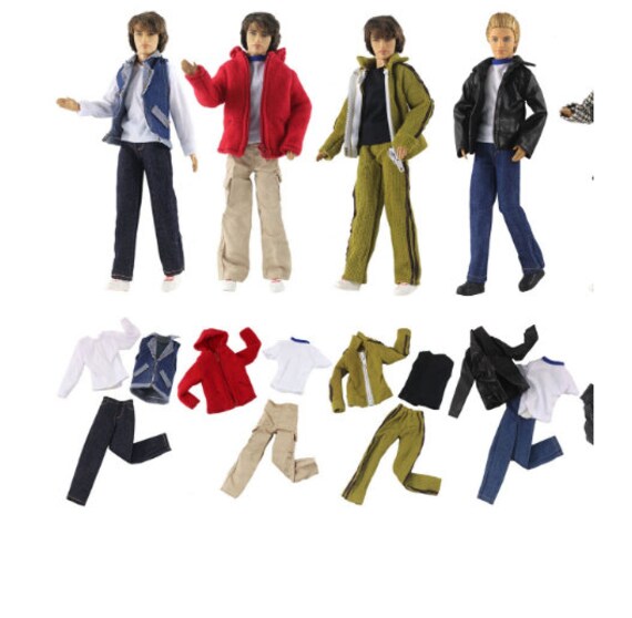 12 inch Clothes Outfit for Ken, Clothes Doll Many Style for Choice, Clothes Combat Uniform, Clothes Outfit For Prince, Clothes For Barbie.