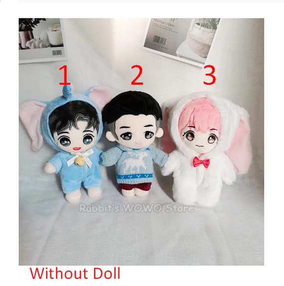 20cm Plush Doll's Clothes for Korea Kpop EXO Idol Dolls Outfit Accessories Pajama Bodysuit Clothing Fans Gift Collection