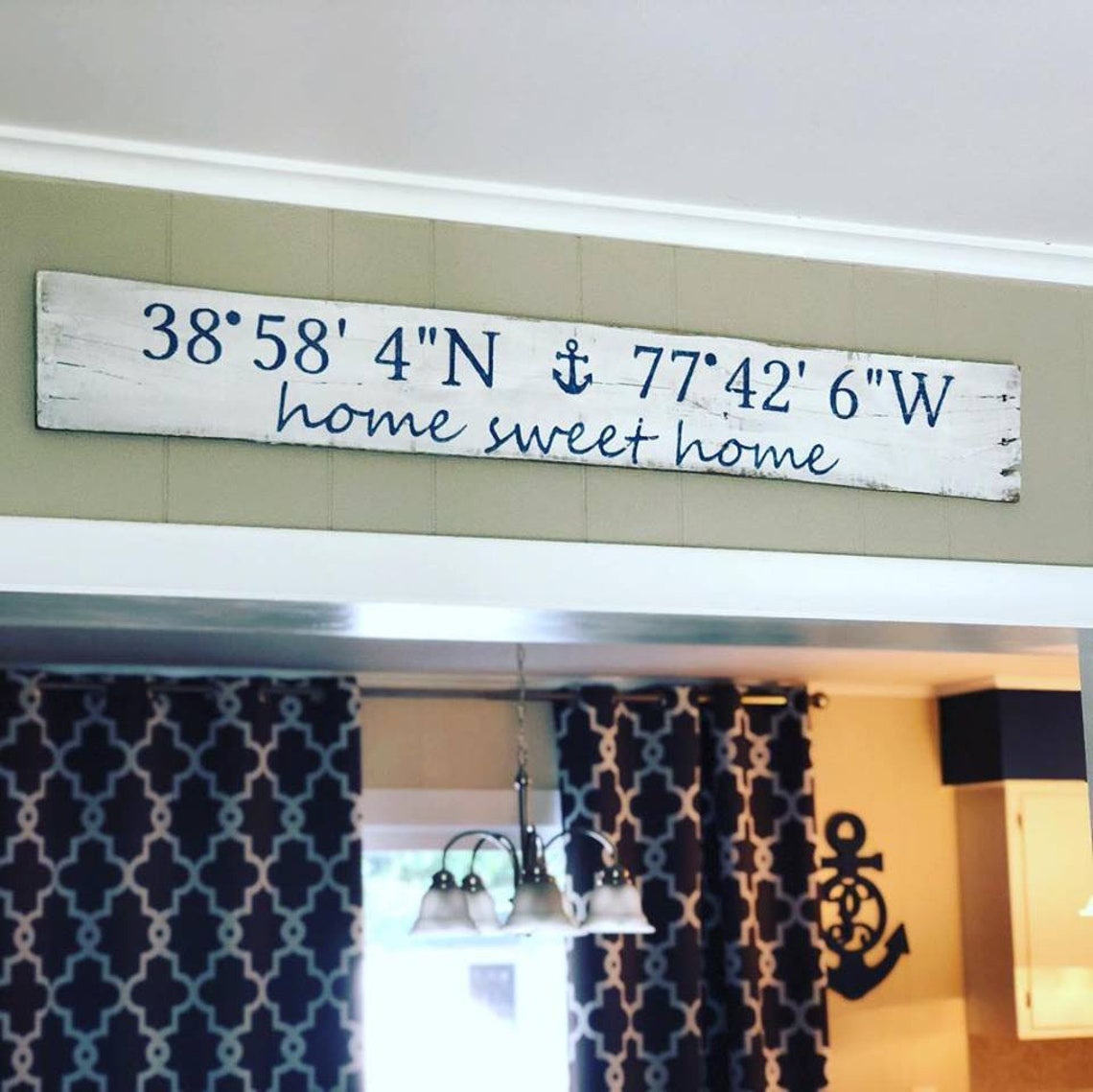 Custom Coordinate Sign