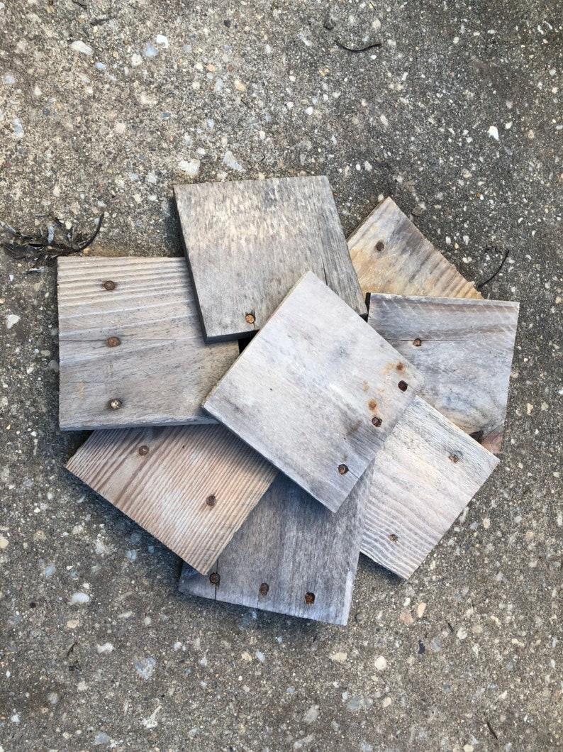 blank wood Square wood blank barnwood for sign wooden block multiple sizes available wood sign diy