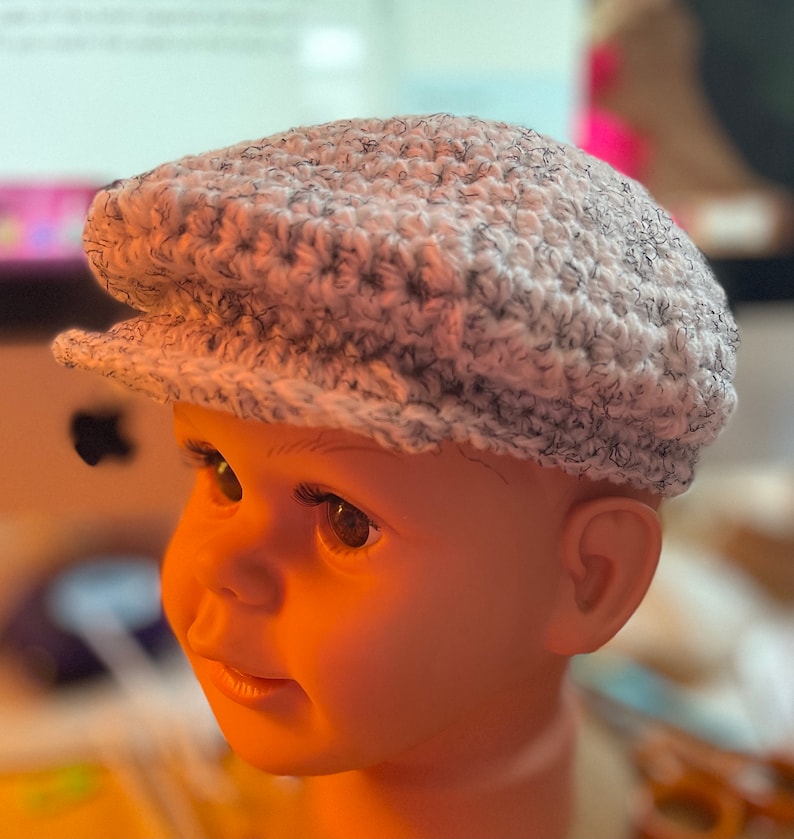 Crochet Newsboy Hat