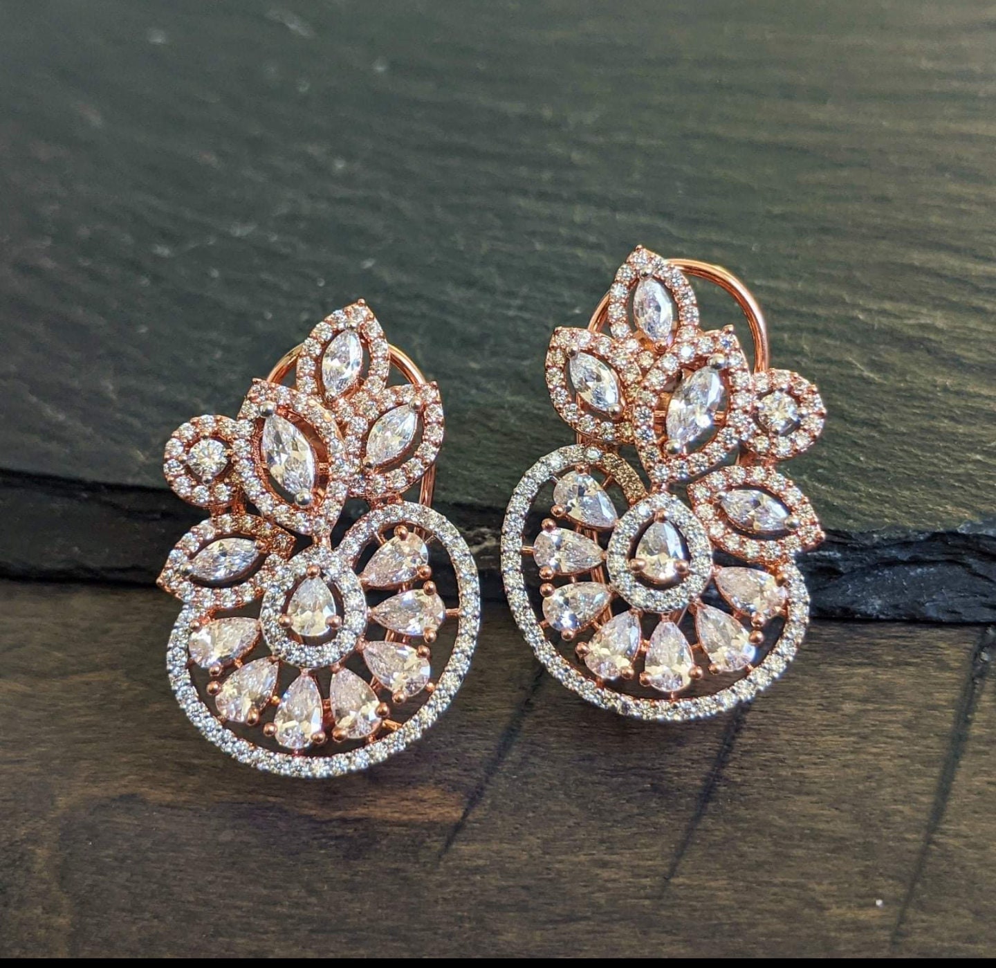 Indian Diamond Earrings Studs — free download