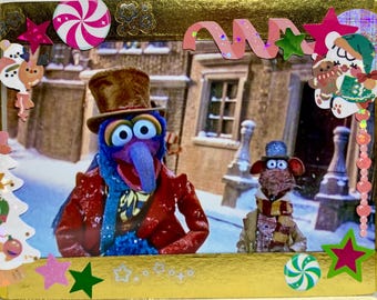 Muppet Christmas Carol Gonzo and Rizzo Top Loader Card - Extra