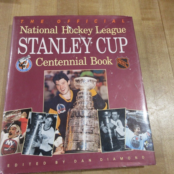 the Official National Hockey League Stanley Cup Centennial Book  1992 hardcover in good condition