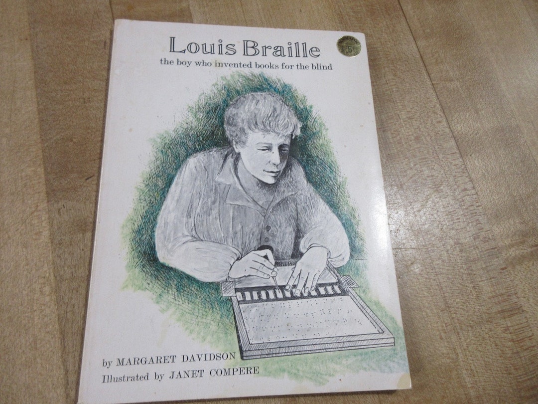 Louis Braille Boy Who Invented Books for Blind by Margaret Etsy