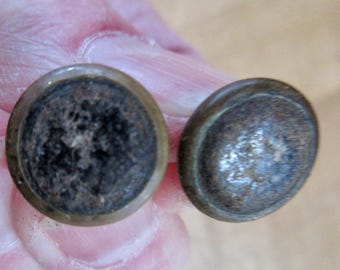 Antique New Howard Treadle Sewing Machine Part  : Lid Damper Buttons