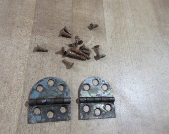 Antique 1914 Singer Pedal Sewing Machine Class 127 Small Top door hinges (D)