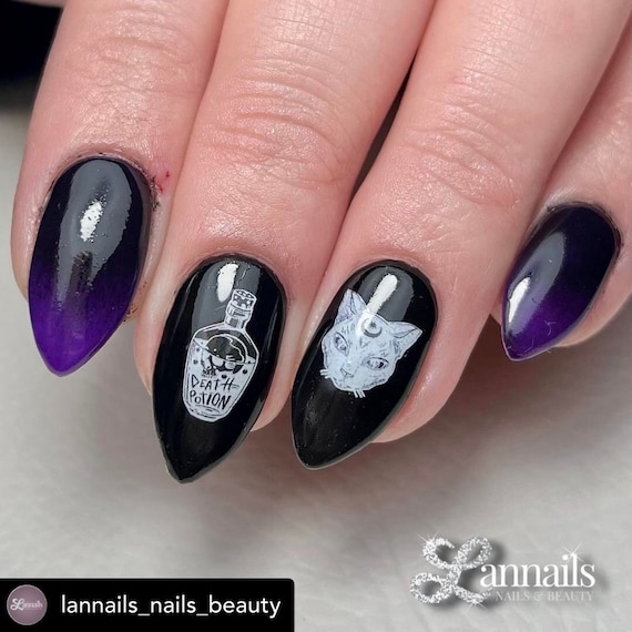 gothic nail designs