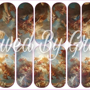 Modern Renaissance | Renaissance | Old Painting | Full Wrap | Nail Decals | Water Decals | Nail Art | Water Decals | Nail Wraps | Decals