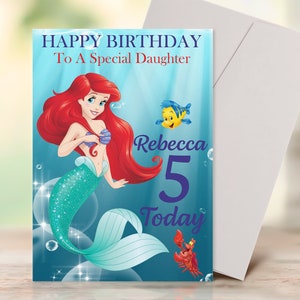 Carte d'anniversaire Marmeid pour tous les âges - Carte d'anniversaire personnalisée.
