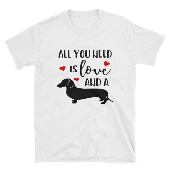 Watercolor Daschund Weiner Dog Pet Baby Casual Round Neck Tee Shirts Short Sleeve Tops