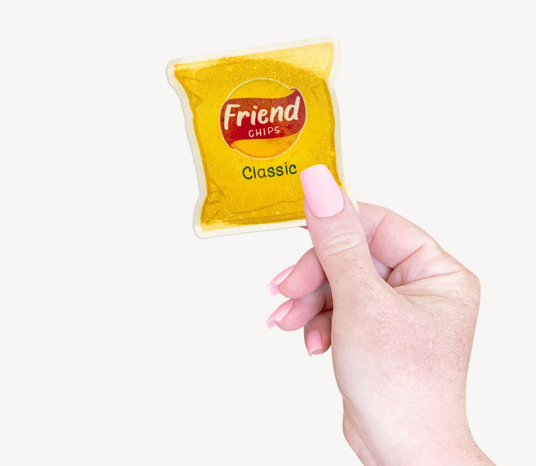 Potato Chips Sticker Friendships Friend Chips Lays Chips Etsy
