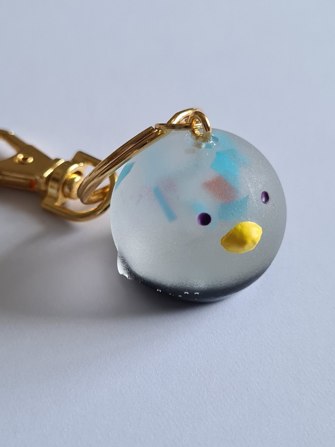 Kawaii animal keyring cute animal bag charm chunky animal | Etsy