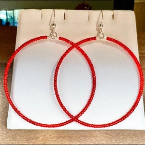 Maraschino Cherry Red Hoops