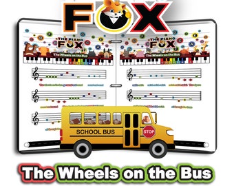 The Wheels on the Bus - The Piano Fox Sheet Music for Beginners
