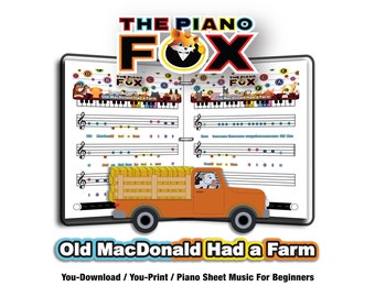 Old MacDonald Had a Farm - The Piano Fox Sheet Music for Beginners