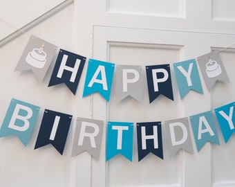boy birthday banner etsy