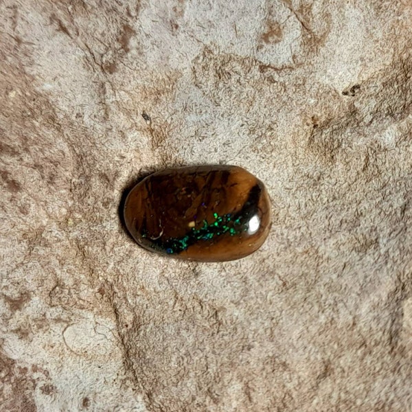 Boulder opal gemstone
