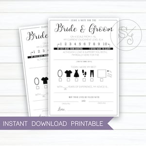 Hochzeit Aktivität für Gäste, Cocktail Stunde Aktivität, Hochzeitsspiel, Ehe Beratung, Hochzeitstag Karte, Sofort Download, Design #W110