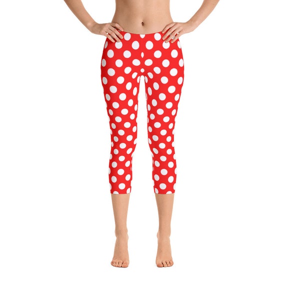 Polka Dot Capri Pants for Women