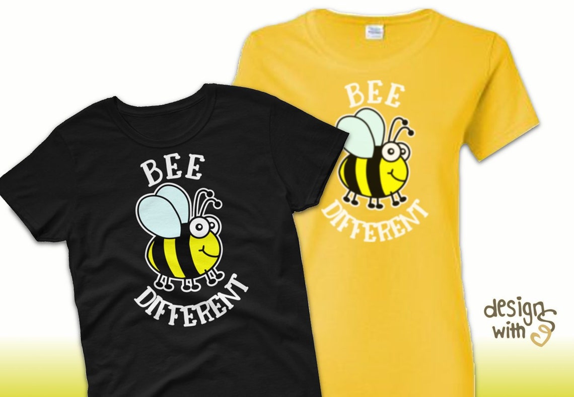 Funny Bumble Bee T Shirt Women's Short Sleeve TShirt I Etsy