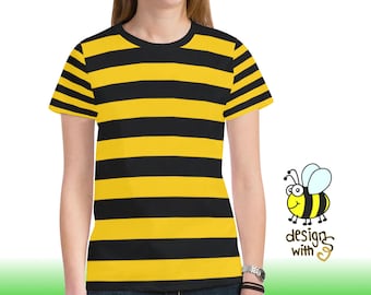 Yellow and black shirt womens Clearance