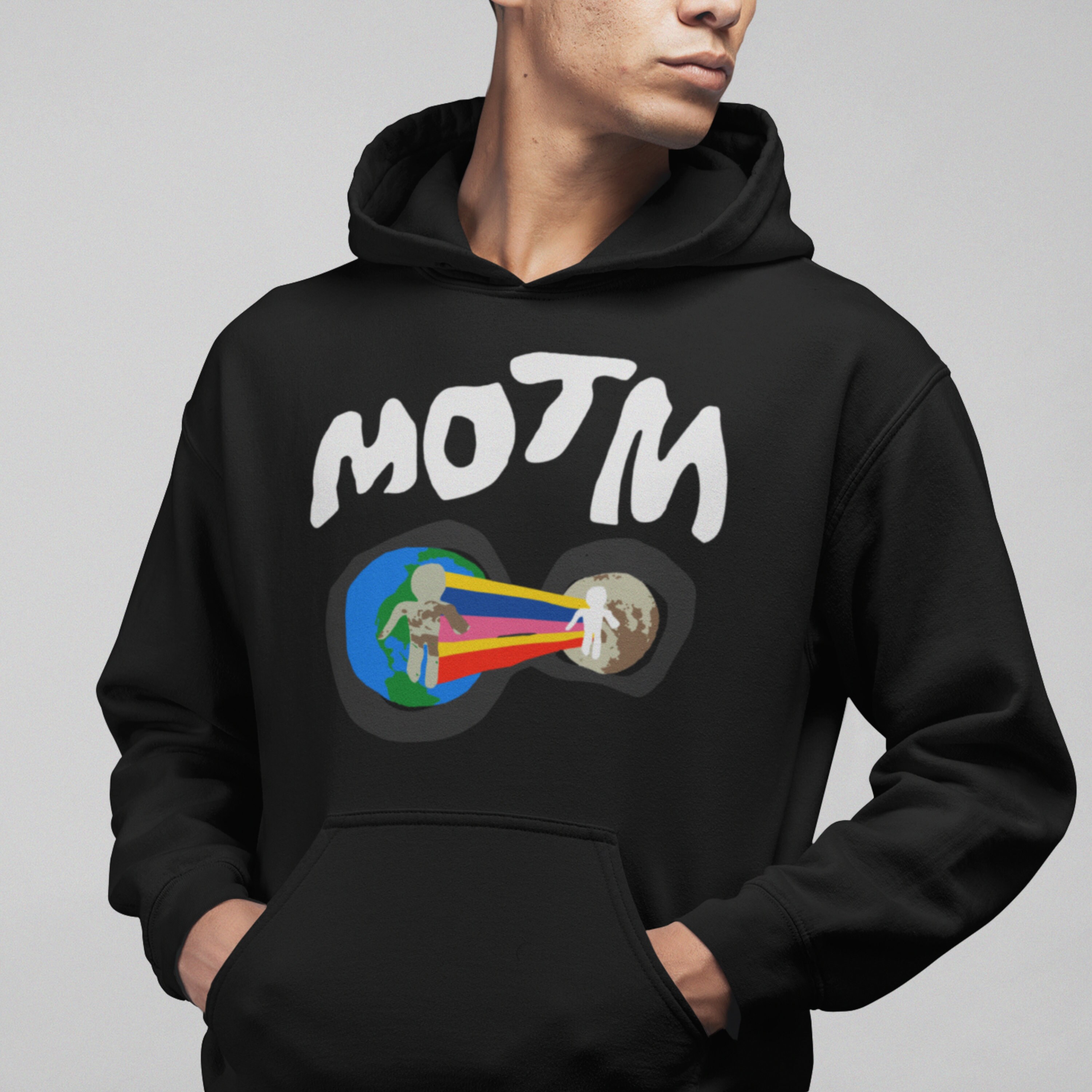 Man on The Moon 3 Kid Cudi Black Hoodie Inspired Merch MOTM Etsy